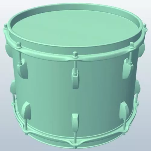 Drum Set Music Instrument 3d model