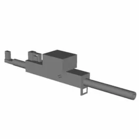 Lowpoly Gun Design 3d model