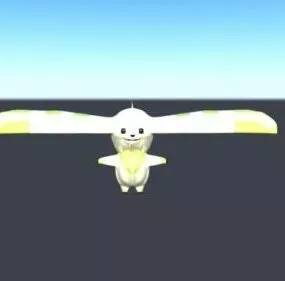 Terriermon Cartoon Character 3d model