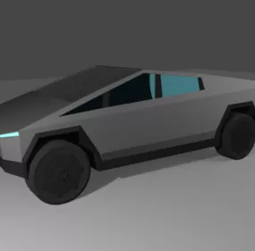 Tesla Cybertruck Lowpoly 3d model