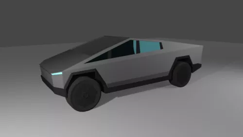 Tesla Cybertruck Lowpoly 3d model Tesla Cybertruck Lowpoly 3d model