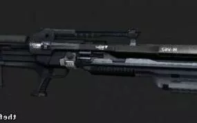 Gk8 Gauss Gun Weapon 3d model