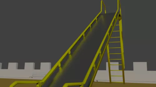 Ferris Wheel Structure 3d model