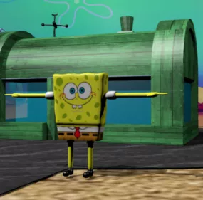 Krusty Krab Character 3d model