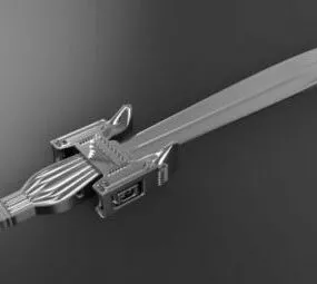 The Carved Sword 3d model