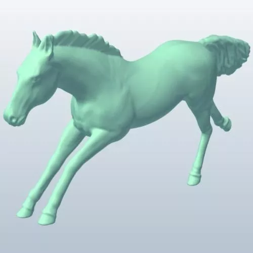 Thoroughbred Horse Running 3d model Thoroughbred Horse Running 3d model