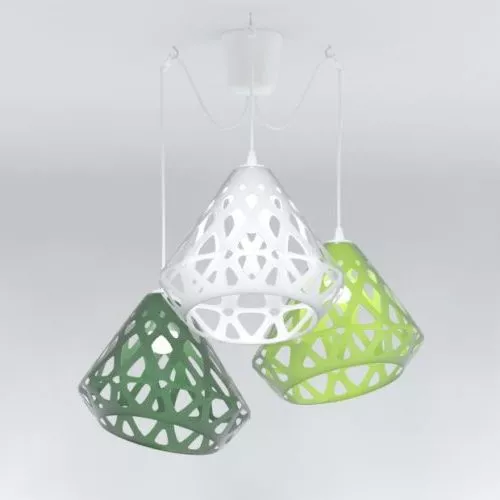Drum Pendant Lighting 3d model