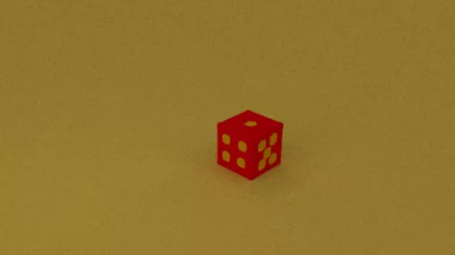 Pink Dice Gambit 3d model
