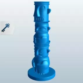 Ancient Totem 3d model