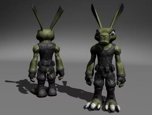 Penny Hare Bunny Character 3d model