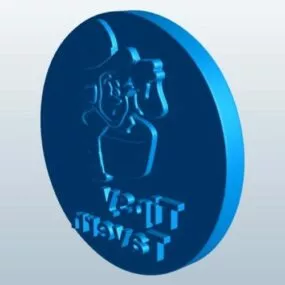 Tipsy Tavern Badge 3d model