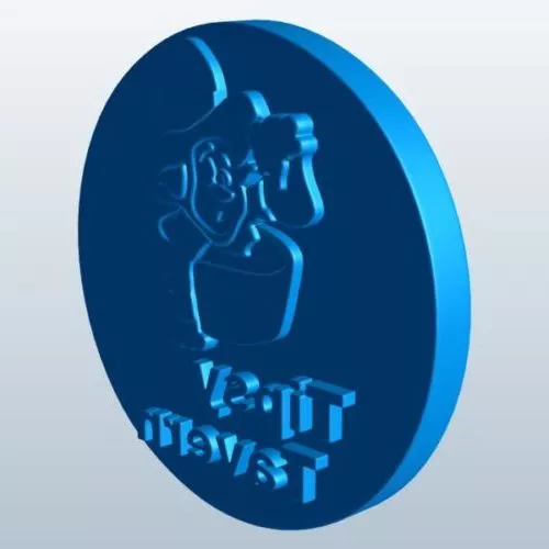 Tipsy Tavern Badge 3d model Tipsy Tavern Badge 3d model