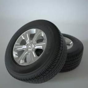 Tire Car Parts 3d model