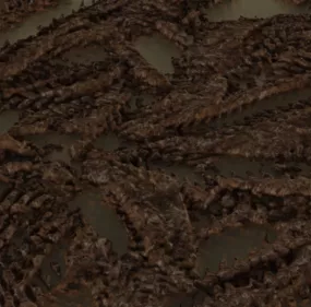Tire Tracks In Lawn 3d model