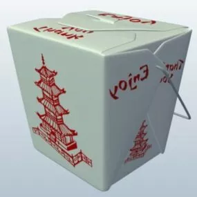 Market Paper Box 3d model