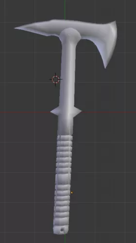 Modern Axe Branch Tree Handle 3d model
