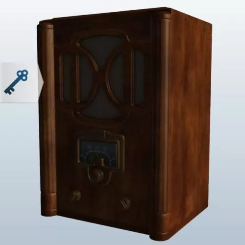 Modern Radio 3d model