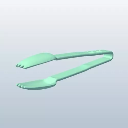 Tongs Plastic Printable 3d model Tongs Plastic Printable 3d model