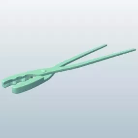 Tongs Wolf Jaw 3d model