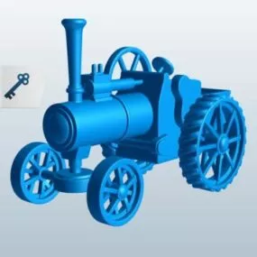 Traction Engine Vehicle 3d model