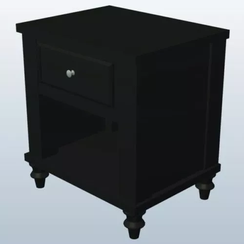Traditional Night Stand 3d model Traditional Night Stand 3d model