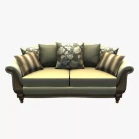 Traditional Sofa Furniture 3d model