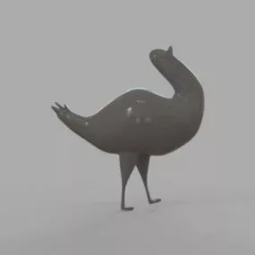 Trash Doves Sculpt 3d model