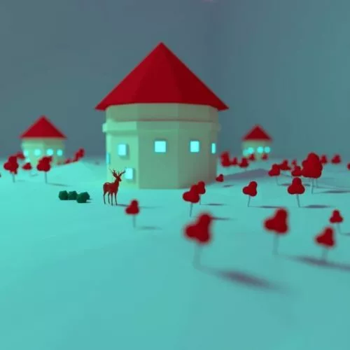 Medieval Big Stone Castle 3d model