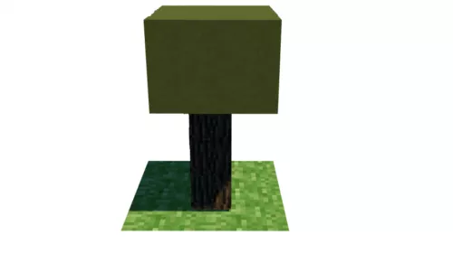 Tree Minecraft Lowpoly 3d model Tree Minecraft Lowpoly 3d model