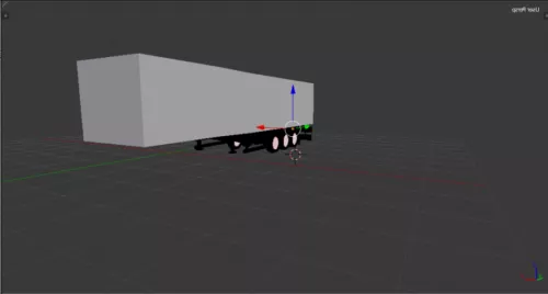 Rustic Farm Stake Truck 3d model