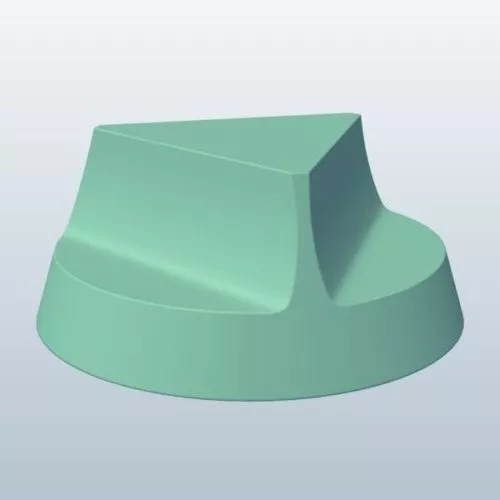 Truncated Cone Bench Furniture 3d model Truncated Cone Bench Furniture 3d model