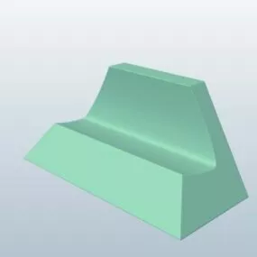 Truncated Pyramid Chair Design 3d model