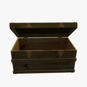 Vintage Trunk Box 3d model
