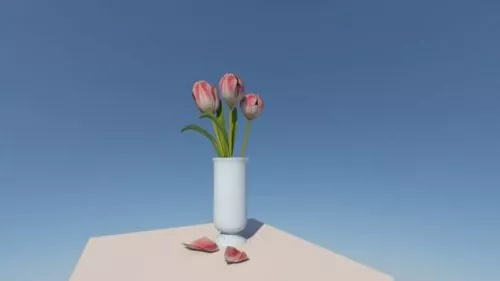 Tulip Vase 3d model Tulip Vase 3d model