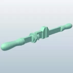 Twisting Wrench Industrial Tool V1 3d model
