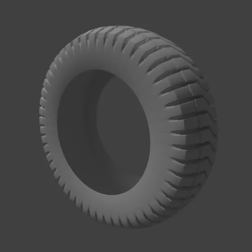 Tyre Car Part 3d model Tyre Car Part 3d model