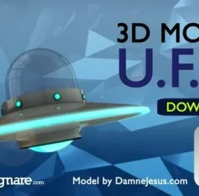 Ufo Alien Spaceship V1 3d model