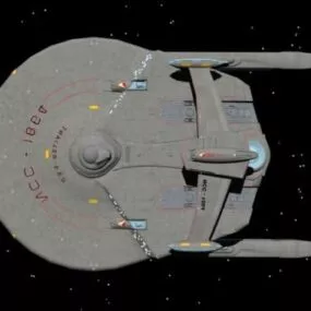 Reliant Spaceship Station 3d model