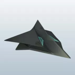 Ufo Triangle Aircraft 3d model