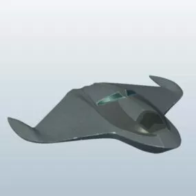 Ufo Plane Concept 3d model