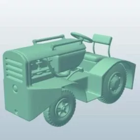 Us Aircraft Tug Vehicle 3d model
