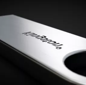 White Usb Stick 3d model