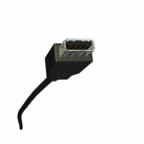 Usb Type A Female Head 3d model