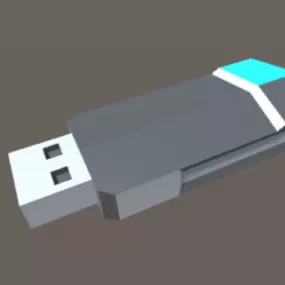 Usb Key Lowpoly 3d model