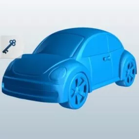 Compact Bee Car 3d model
