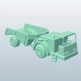 Underground Truck Vehicle 3d model