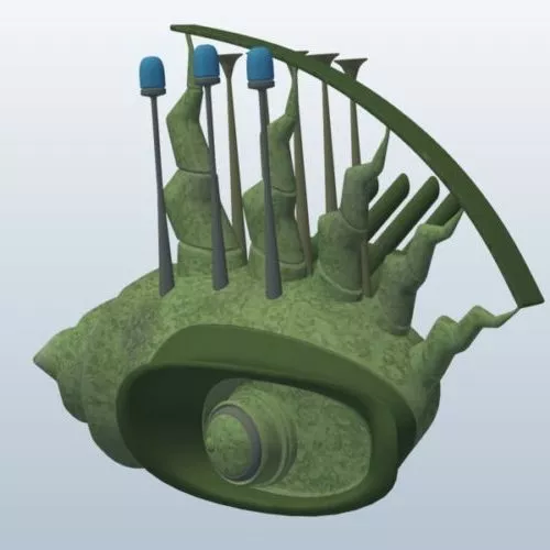 Alien Space Ship 3d model