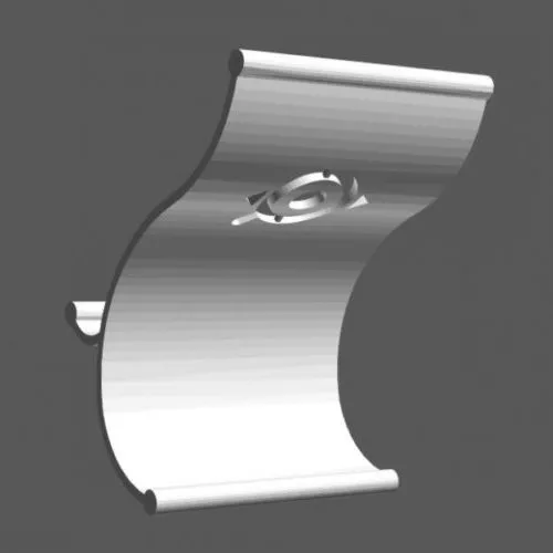 Steel Stand Furniture 3d model