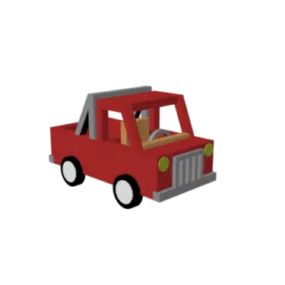 Rectangle Style Truck 3d model