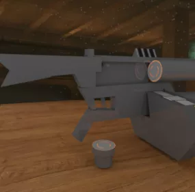 Military Ar2 Pulse Rifle 3d model